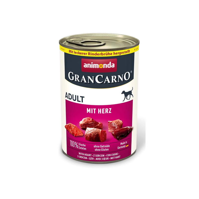 Animonda GranCarno Original Adult Herz Serca puszka 400g - All4Animals