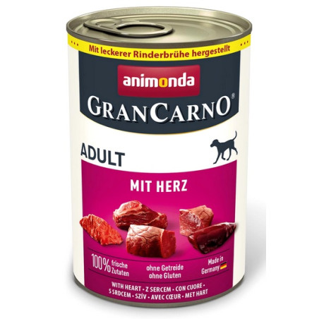 Animonda GranCarno Original Adult Herz Serca puszka 400g - All4Animals