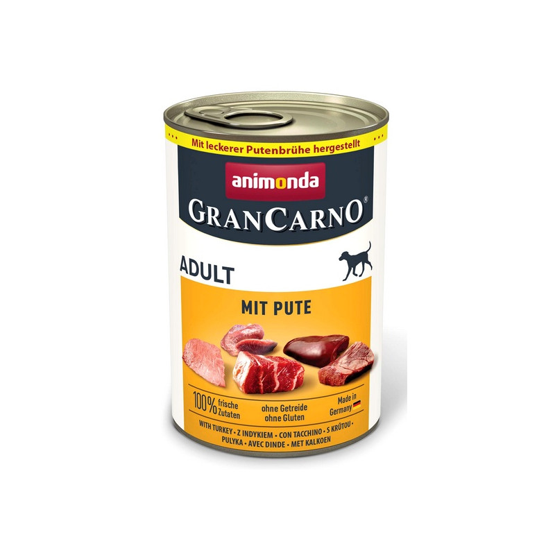 Animonda GranCarno Original Adult Pute Indyk puszka 400g - All4Animals