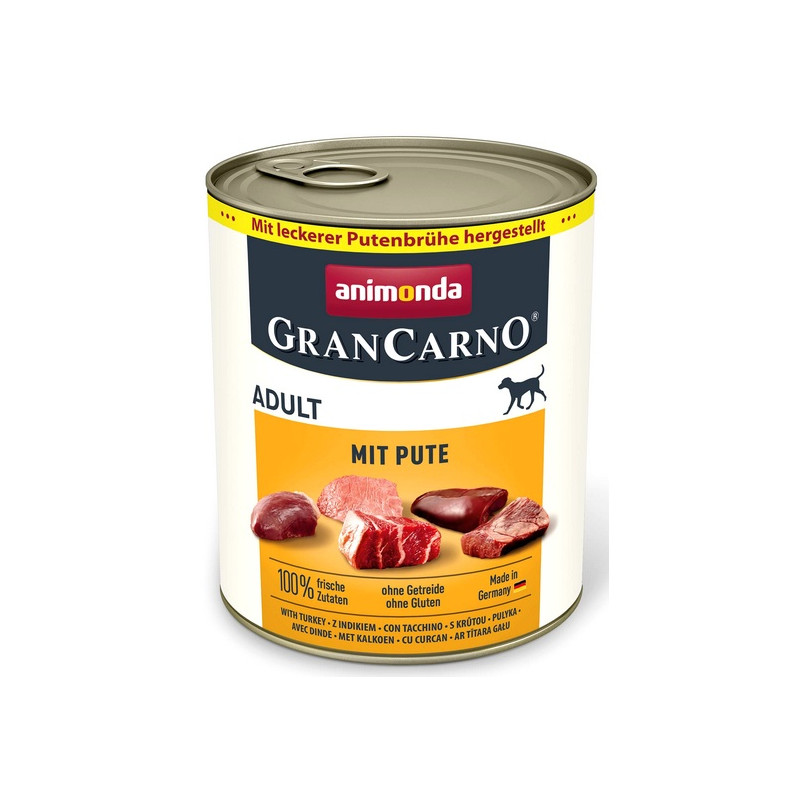 Animonda GranCarno Original Adult Pute Indyk puszka 800g - All4Animals