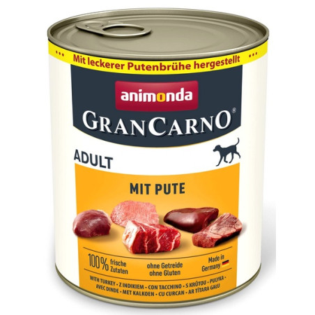 Animonda GranCarno Original Adult Pute Indyk puszka 800g - All4Animals