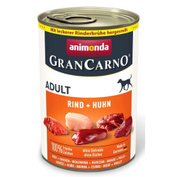 Animonda GranCarno Original Adult Rind Huhn Wołowina + Kurczak puszka 400g - All4Animals