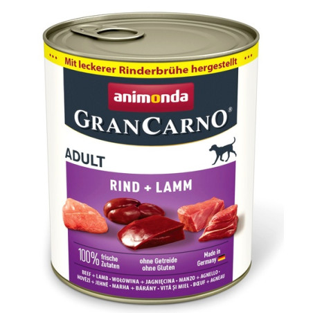 Animonda GranCarno Original Adult Rind Lamm Wołowina + Jagnięcina puszka 800g - All4Animals
