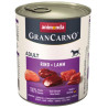 Animonda GranCarno Original Adult Rind Lamm Wołowina + Jagnięcina puszka 800g - All4Animals
