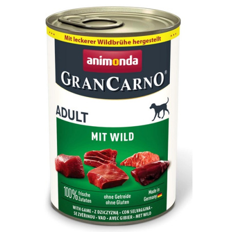 Animonda GranCarno Original Adult Wild Dziczyzna puszka 400g - All4Animals