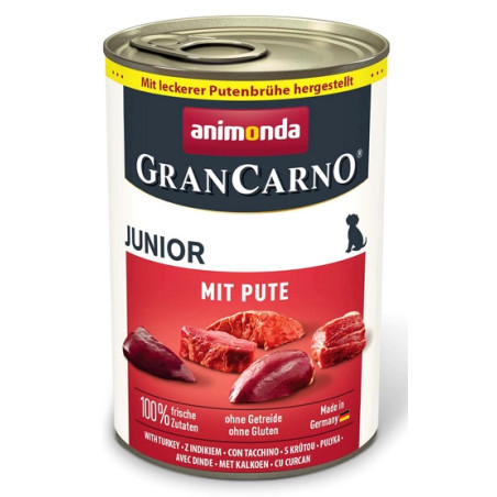 Animonda GranCarno Original Junior Pute Indyk 400g - All4Animals