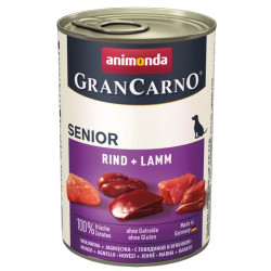 Animonda GranCarno Original Senior Rind Lamm Wołowina + Jagnięcina puszka 400g - All4Animals