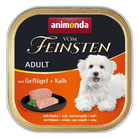 Animonda vom Feinsten Dog Adult Drób i Cielęcina 150g - All4Animals
