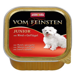 Animonda vom Feinsten Dog Junior Wołowina i Drób 150g - All4Animals