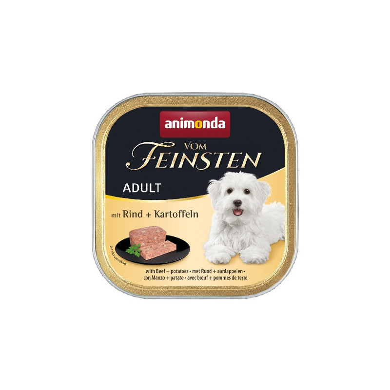 Animonda vom Feinsten Dog Adult Wołowina i Ziemniaki 150g - All4Animals