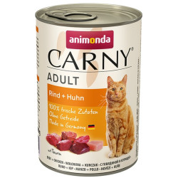 Animonda Carny Adult Wołowina + Kurczak puszka 400g - All4Animals