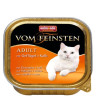 Animonda vom Feinsten Cat Adult z Drobiem i Cielęciną tacka 100g - All4Animals