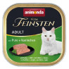Animonda vom Feinsten Cat Adult z Indykiem i Królikiem tacka 100g - All4Animals