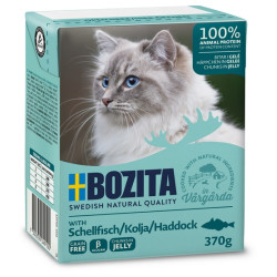 Bozita z Rybą Morską (dorszem) kawałki w galaretce kartonik 370g - All4Animals