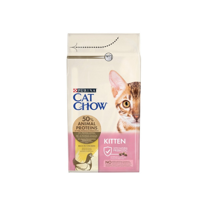 Purina Cat Chow Kitten z Kurczakiem 1,5kg - All4Animals