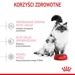 Royal Canin Mother&Babycat karma sucha dla kotek w okresie ciąży, laktacji i kociąt od 1 do 4 miesiąca 400g - All4Animals