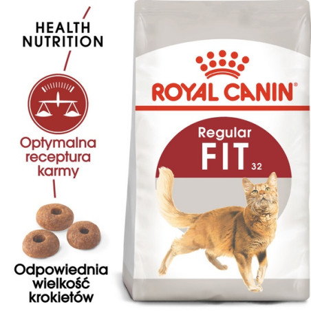 Royal Canin Fit karma sucha dla kotów dorosłych, wspierająca idealną kondycję 400g - All4Animals