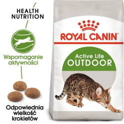 Royal Canin Outdoor karma sucha dla kotów dorosłych, wychodzących na zewnątrz 400g - All4Animals