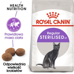 Royal Canin Sterilised karma sucha dla kotów dorosłych, sterylizowanych 10kg - All4Animals