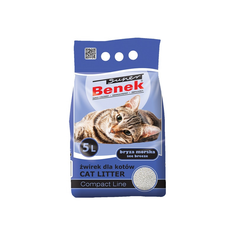 Super Benek Compact Zapachowy (granatowy) 5L - All4Animals