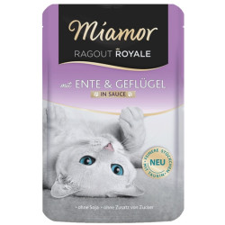 Miamor Ragout Royale z Kaczką i Drobiem w sosie saszetka 100g - All4Animals