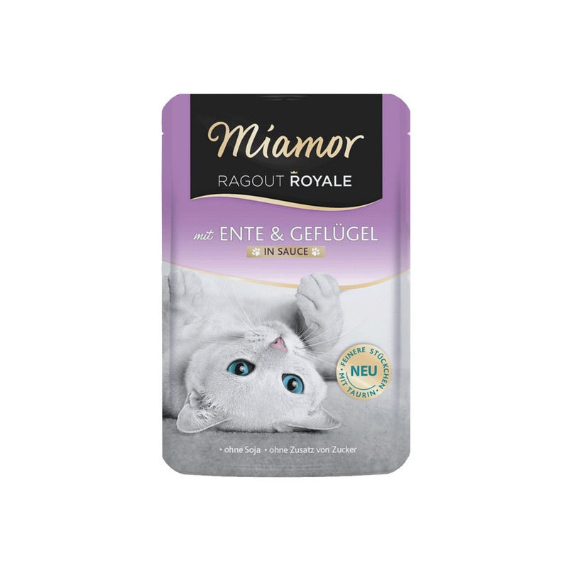 Miamor Ragout Royale z Kaczką i Drobiem w sosie saszetka 100g - All4Animals