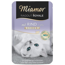 Miamor Ragout Royale Kitten z Wołowiną w galaretce saszetka 100g - All4Animals