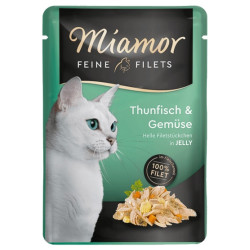 Miamor Feine Filets Tuńczyk & Warzywa saszetka 100g - All4Animals