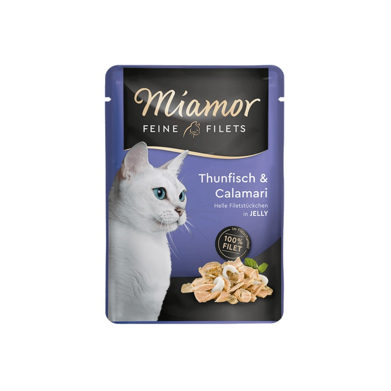 Miamor Feine Filets Tuńczyk & Kalmary saszetka 100g - All4Animals