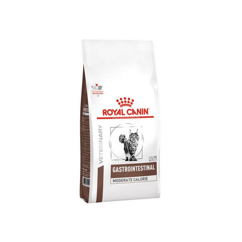 Royal Canin Veterinary Diet Feline Gastrointestinal Moderate Calorie 400g - All4Animals