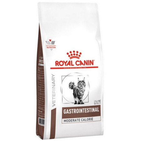 Royal Canin Veterinary Diet Feline Gastrointestinal Moderate Calorie 400g - All4Animals
