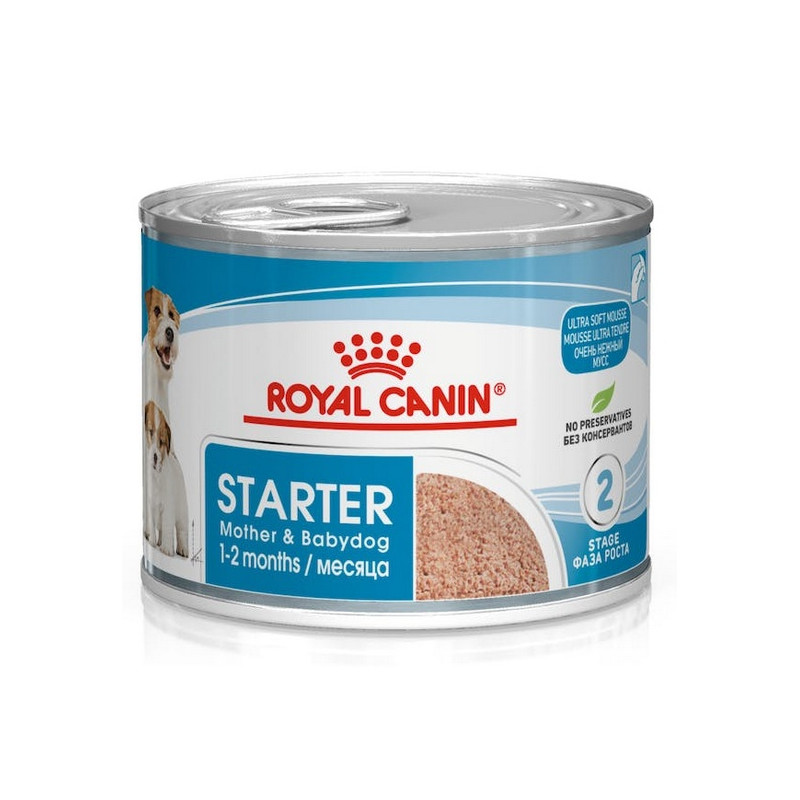 Royal Canin Starter Mother&Babydog karma mokra - mus, dla suk w czasie ciąży, laktacji oraz szczeniąt puszka 195g - All4Animals Royal Canin Starter Mother&Babydog karma mokra - mus, dla suk w czasie ciąży, laktacji oraz szczeniąt puszka 195g - All4Animals