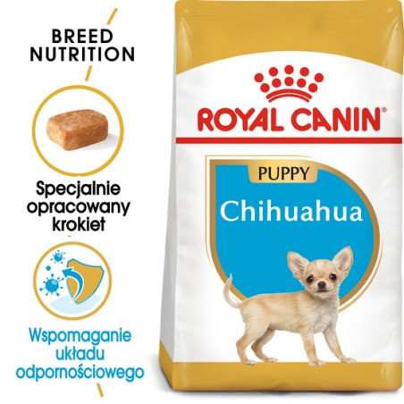 Royal Canin Chihuahua Puppy karma sucha dla szczeniąt do 8 miesiąca, rasy chihuahua 1,5kg - All4Animals