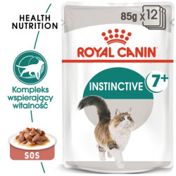 Royal Canin Instinctive +7 w sosie karma mokra dla kotów starszych, wybrednych saszetka 85g - All4Animals