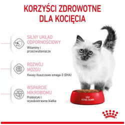 Royal Canin Kitten karma sucha dla kociąt od 4 do 12 miesiąca życia 2kg - All4Animals