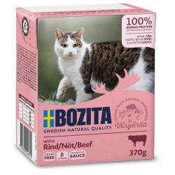Bozita z Wołowiną kawałki w sosie kartonik 370g - All4Animals