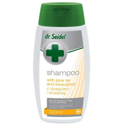 Dr Seidel Szampon dla psów z dziegciem i biosiarką 220ml - All4Animals