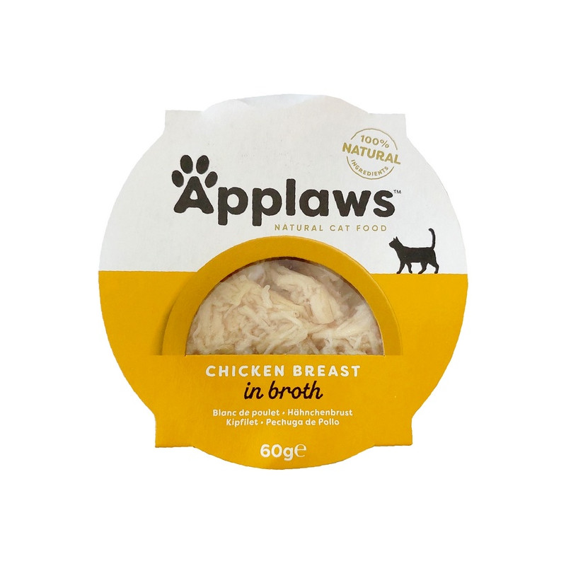 Applaws miseczka dla kota Pierś z Kurczaka z Ryżem 60g - All4Animals