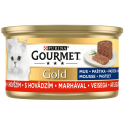 Gourmet Gold Mus z Wołowiną 85g - All4Animals