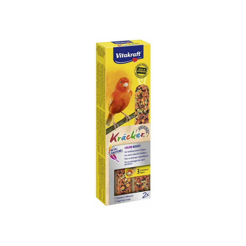 Vitakraft Kracker 2szt Kanarek Na wzmocnienie koloru 60g [26238] - All4Animals