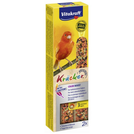 Vitakraft Kracker 2szt Kanarek Na wzmocnienie koloru 60g [26238] - All4Animals