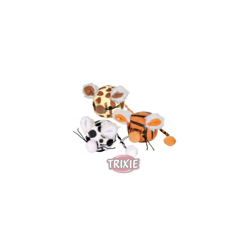 Trixie Mysz kulka pluszowa 4,5cm [4554] - All4Animals