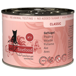 Catz Finefood Classic N.03 Drób puszka 200g - All4Animals