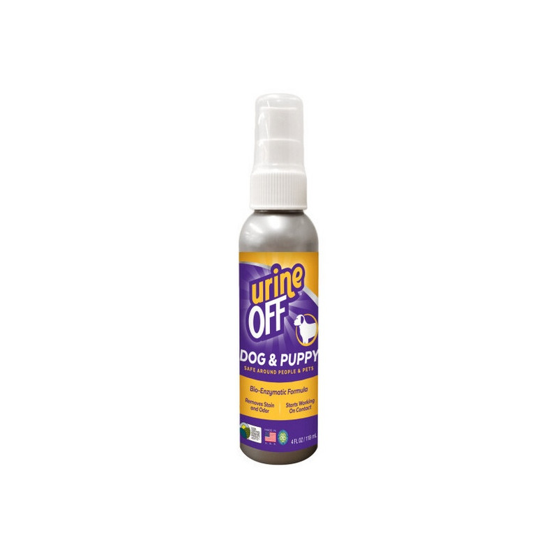 Urine Off Dog & Puppy Odor & Stain Remover - do usuwania plam moczu 118ml - All4Animals