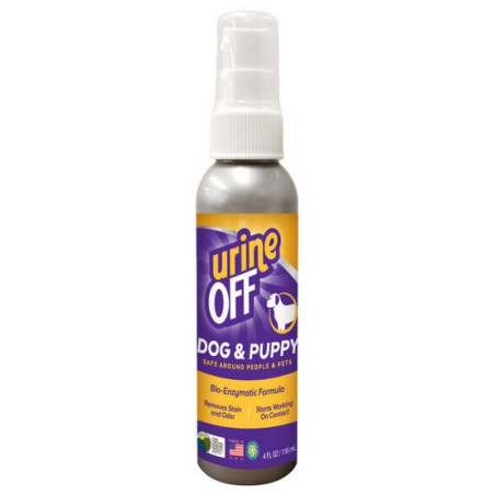 Urine Off Dog & Puppy Odor & Stain Remover - do usuwania plam moczu 118ml - All4Animals