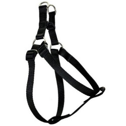 CHABA Szelki taśma regulowane nr 1 - obwód 40cm czarne - All4Animals