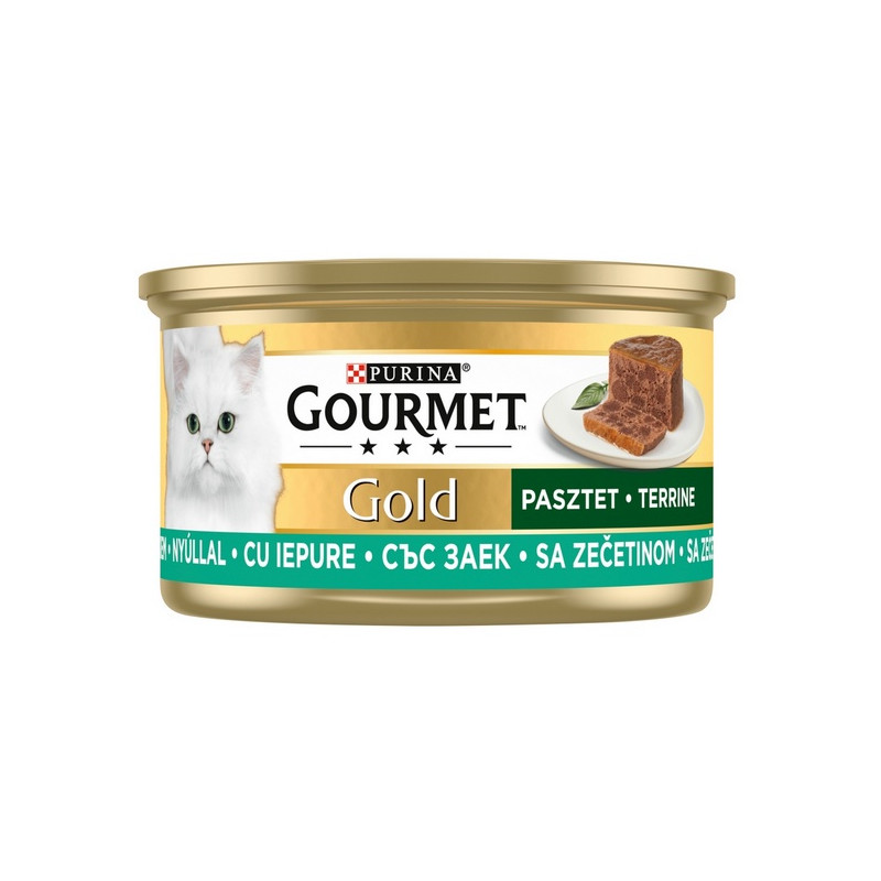 Gourmet Gold Pasztet z królika 85g - All4Animals