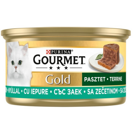 Gourmet Gold Pasztet z królika 85g - All4Animals