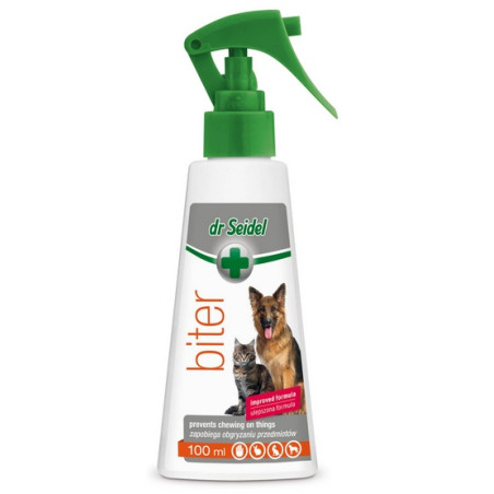 Dr Seidel Biter - Płyn przeciw obgryzaniu przedmiotów przez zwierzęta - spray 100ml - All4Animals