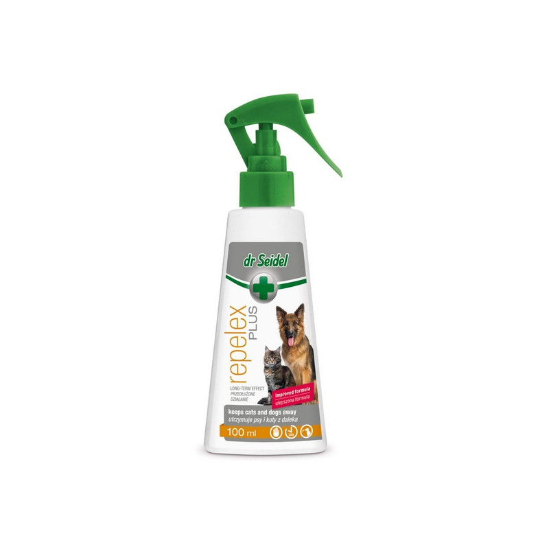 Dr Seidel Repelex Plus - Płyn utrzymujący psy i koty z daleka - spray 100ml - All4Animals